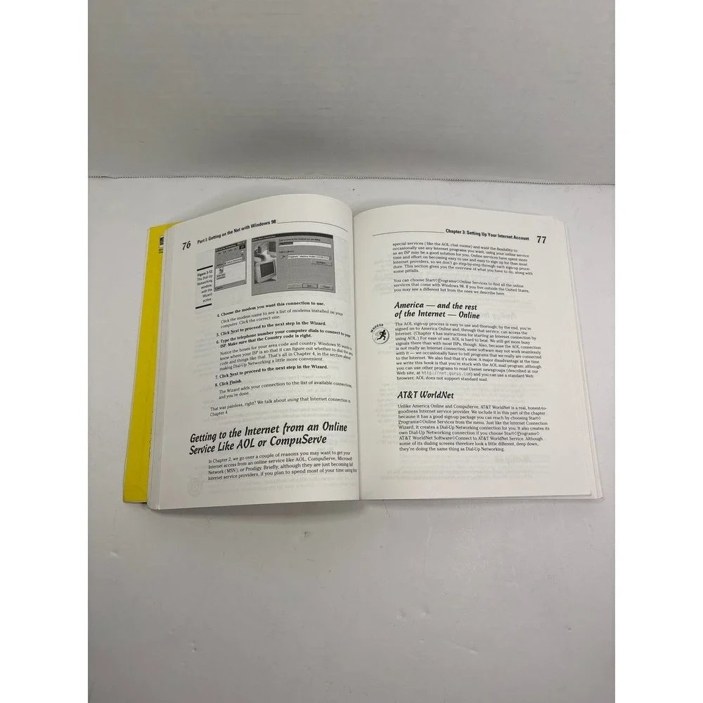 The Internet For Windows 98 For Dummies Vintage Tech Guide Book 1998 IDG Books